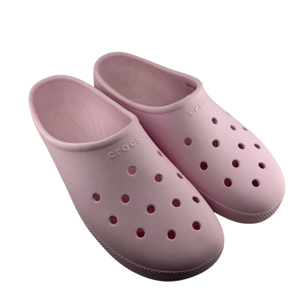 Crocs Classic Clogs Women Size W11 Pink Slip On Breathable Lightweight Shoes‎